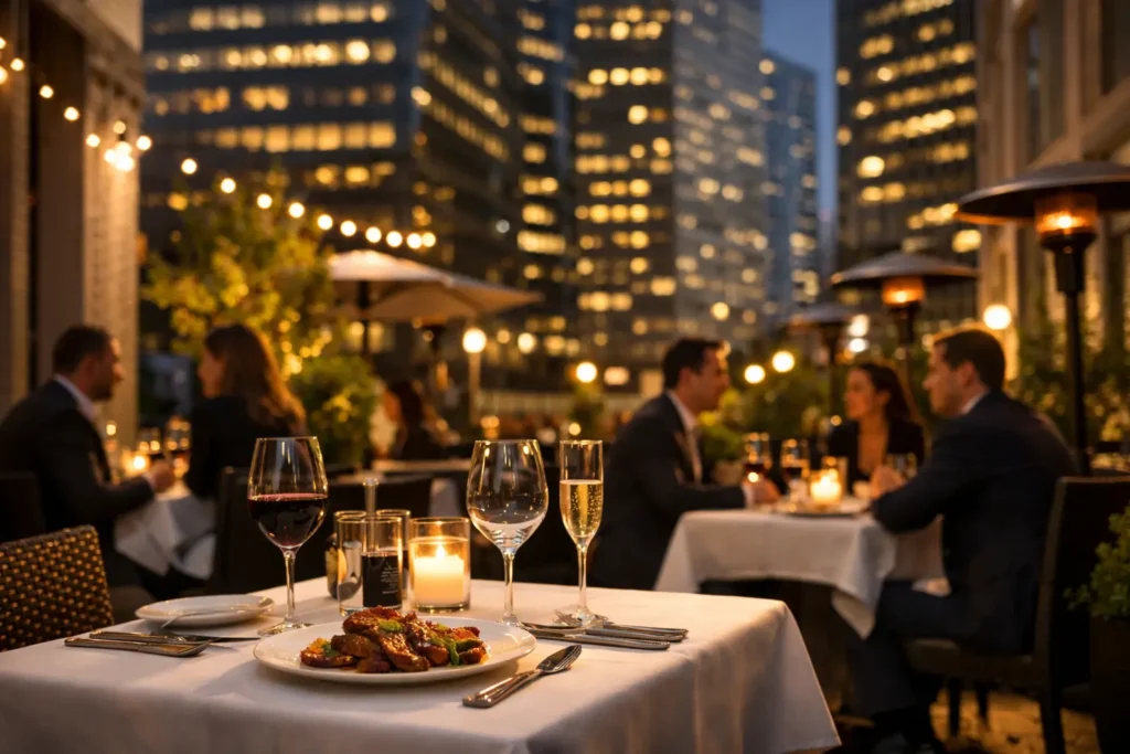 Fine Dining Financial District Nights, Done Well