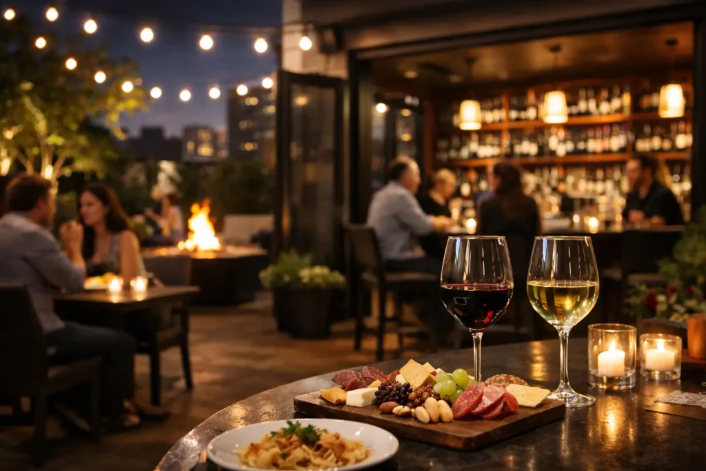 Best Wine Bar for Dinner Boston Nights