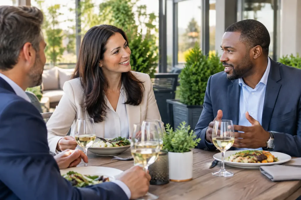 A Business Dinner Example That Builds Trust